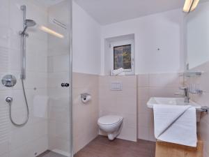 Koupelna v ubytování Appartement Gästehaus Bergkristall