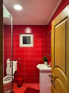 Koupelna v ubytování Villa Dream