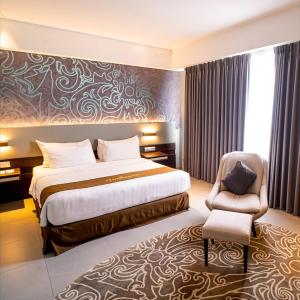 Postel nebo postele na pokoji v ubytování Hotel De Grand Villa By IGI Airport