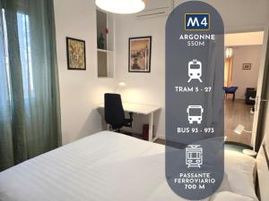 Chứng chỉ, giải thưởng, bảng hiệu hoặc các tài liệu khác trưng bày tại MilanoFlats - New Lomellina Apartment