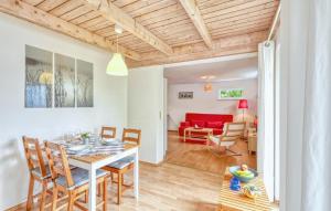 Χώρος καθιστικού στο Ferienhaus Dranske Nonnevitz