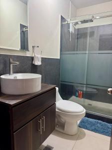 Ένα μπάνιο στο Moderno, acogedor y privado, en San Salvador +16 φωτογραφίες