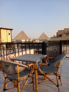 Balkoni atau teres di Pyramids Way Inn