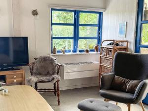 TV a/nebo společenská místnost v ubytování Holiday home Børkop LX