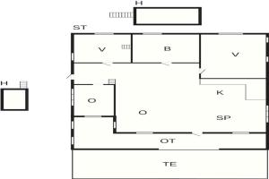 Půdorys ubytování 7 person holiday home in Løgstør-By Traum