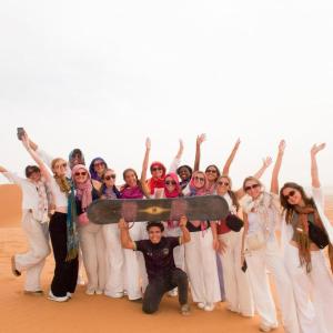Clientes alojados en Africa Luxury Camp