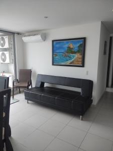 Ruang duduk di Vista a la piscina