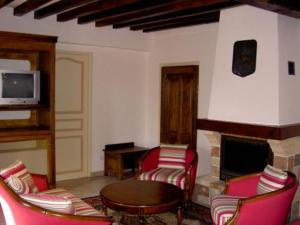 Posezení v ubytování Hôtel Losset