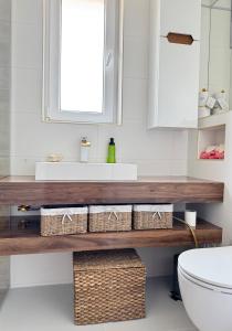 Et badeværelse på Sea apartment