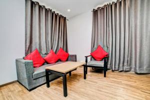 Χώρος καθιστικού στο 1274 Super Townhouse Patrakar Puram