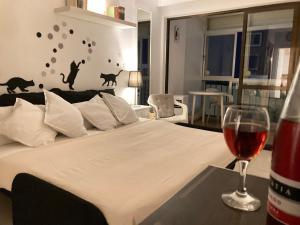 Ένα ή περισσότερα κρεβάτια σε δωμάτιο στο Great Hostels Apartments Carihuela