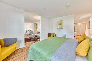 Χώρος καθιστικού στο Modernes Studio-Apartment in toller Waldrand-Lage