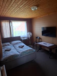 Postel nebo postele na pokoji v ubytování Ubytování Česká Skalice + 22 fotografií