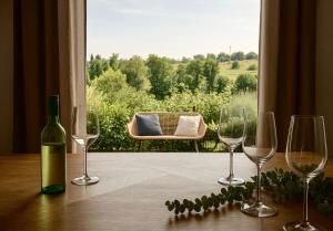 Nápoje v ubytování Ferienhaus CLARNI