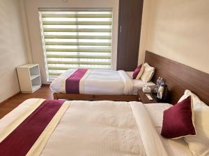 Krevet ili kreveti u jedinici u okviru objekta Hotel Sohum