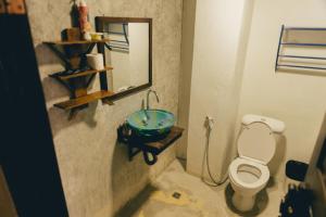 Koupelna v ubytování Eain