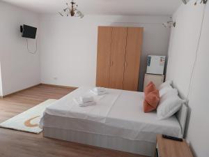 Ένα ή περισσότερα κρεβάτια σε δωμάτιο στο Apartament Dany&Diana