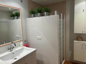 Phòng tắm tại Barrantes - Piso de lujo cerca de Sanxenxo