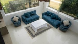 Et opholdsområde på Skylight Villa, Krishibari Estates