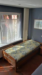 Postel nebo postele na pokoji v ubytování Ferienwohnung Rhede No 1 im EG