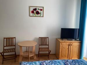 TV a/nebo společenská místnost v ubytování Dom Wczasowy Aleksandra