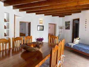 Posezení v ubytování Casa Barca Cala Saona