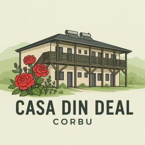 a vector illustration of a casa dinem deal cyru at Casa din Deal in Corbu