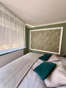 Katil atau katil-katil dalam bilik di Appartement 2 - Gemütliche Wohnung mit Küchenzeile, Bad und großer Terrasse +9 gambar