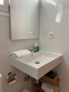 Koupelna v ubytování Casa Barca Cala Saona