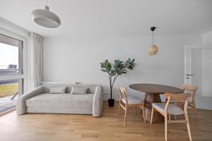 Χώρος καθιστικού στο HIRSCH Apartments