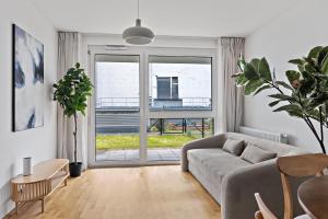 Χώρος καθιστικού στο HIRSCH Apartments