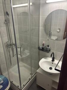 Kúpeľňa v ubytovaní Apartman Hrusta Crikvenica
