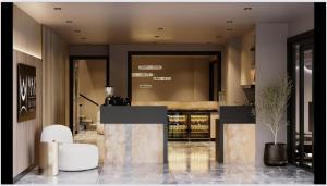 Posezení v ubytování Max Suite Hotel