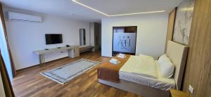 TV a/nebo společenská místnost v ubytování Hotel Pojata