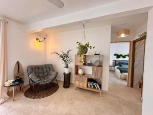 Setusvæði á 2 chambres, proche plage, résidence calme