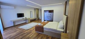 TV a/nebo společenská místnost v ubytování Hotel Pojata