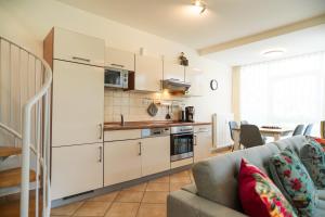 Dapur atau dapur kecil di Residenz Meeresblick B2