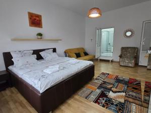 Postel nebo postele na pokoji v ubytování Casa Aurora