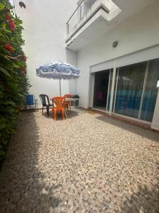 Μπαλκόνι ή βεράντα στο Villa piscine proche plage