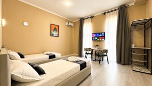 Μια τηλεόραση ή/και κέντρο ψυχαγωγίας στο Hotel S & D Hostel