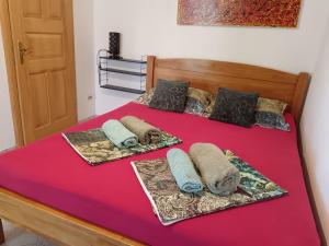 Postel nebo postele na pokoji v ubytování Apartments Moreta