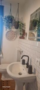 A bathroom at B&b Boblin blu
