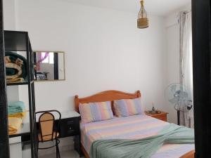 Postel nebo postele na pokoji v ubytování RESIDENCE AL Hoceima 2 Minutes de prés de PLAGE CALABONITA