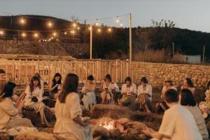Gestir sem dvelja á Glamping Salty Garden