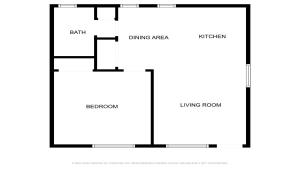 a floor plan of a house at Broadway Beach Unit 7 in Cape May +1 photo