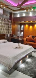 Кровать или кровати в номере The Hotel Lila