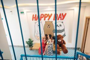 As crianças hospedadas em Lazy Bear Villa By The Little Hoi An