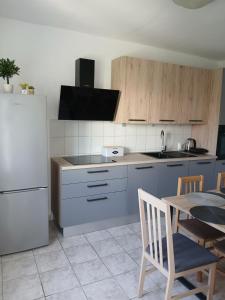 Kuchyň nebo kuchyňský kout v ubytování Apartman Maja