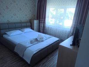Postel nebo postele na pokoji v ubytování Apartament Central Ploiesti