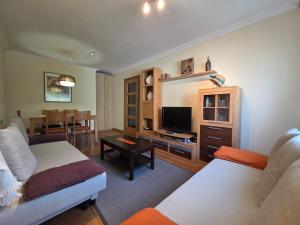 Μια τηλεόραση ή/και κέντρο ψυχαγωγίας στο Apartamento Sanxenxo playa